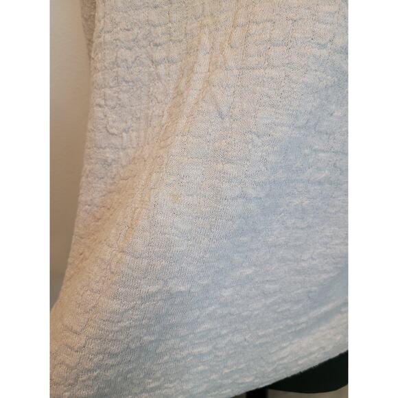 Eileen Fisher Beige Textured Sweater – Organic Linen/Cotton Blend – Wide Neck –M - Picture 7 of 8